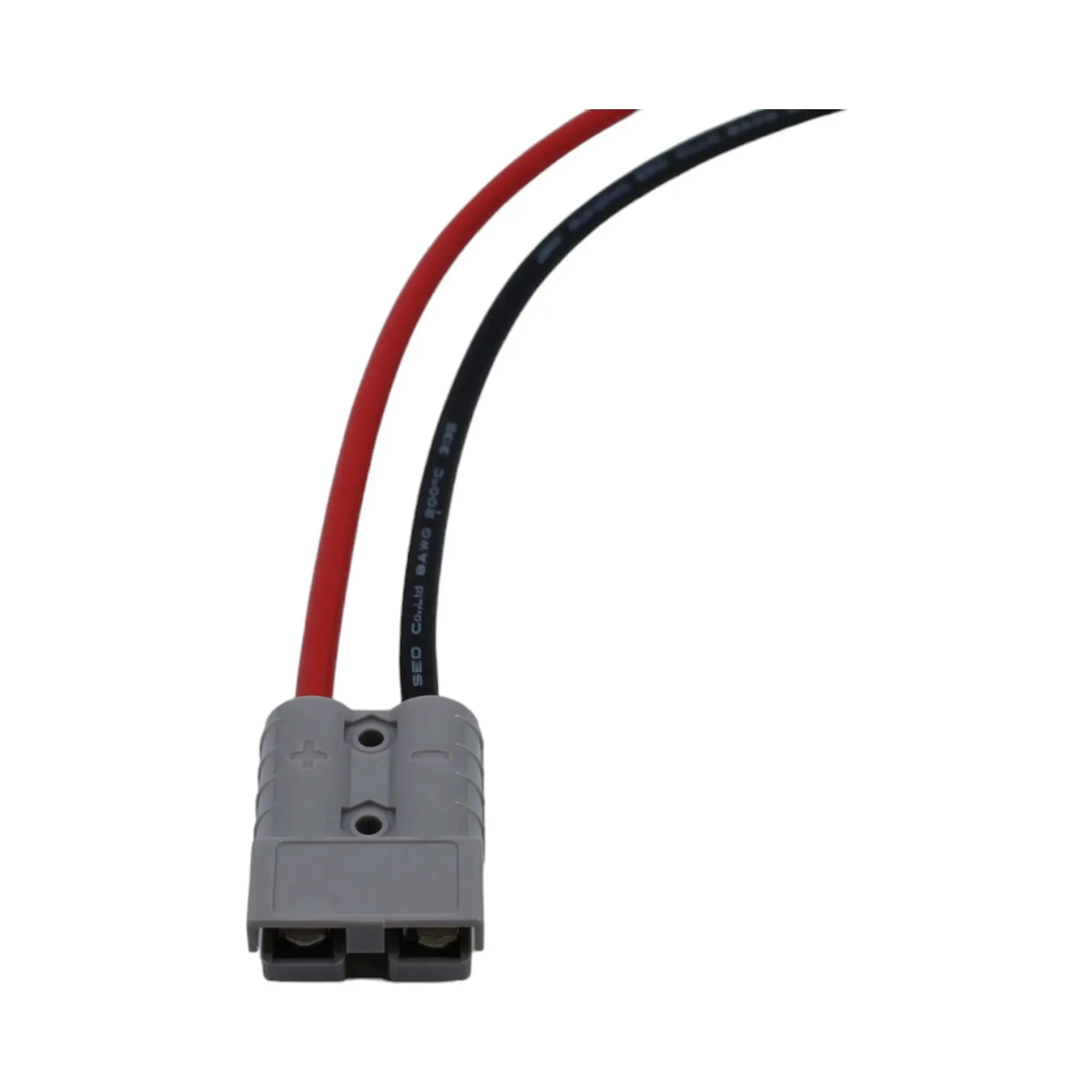 BMPRO 50A Plug to 8mm Ring Terminals Lead - 30cm