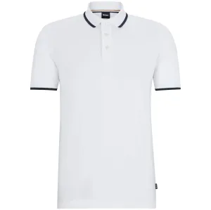 BOSS PARLAY 190 COTTON-PIQUÉ POLO SHIRT