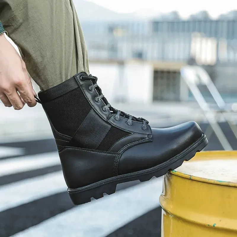 Botte motard homme - Cuir