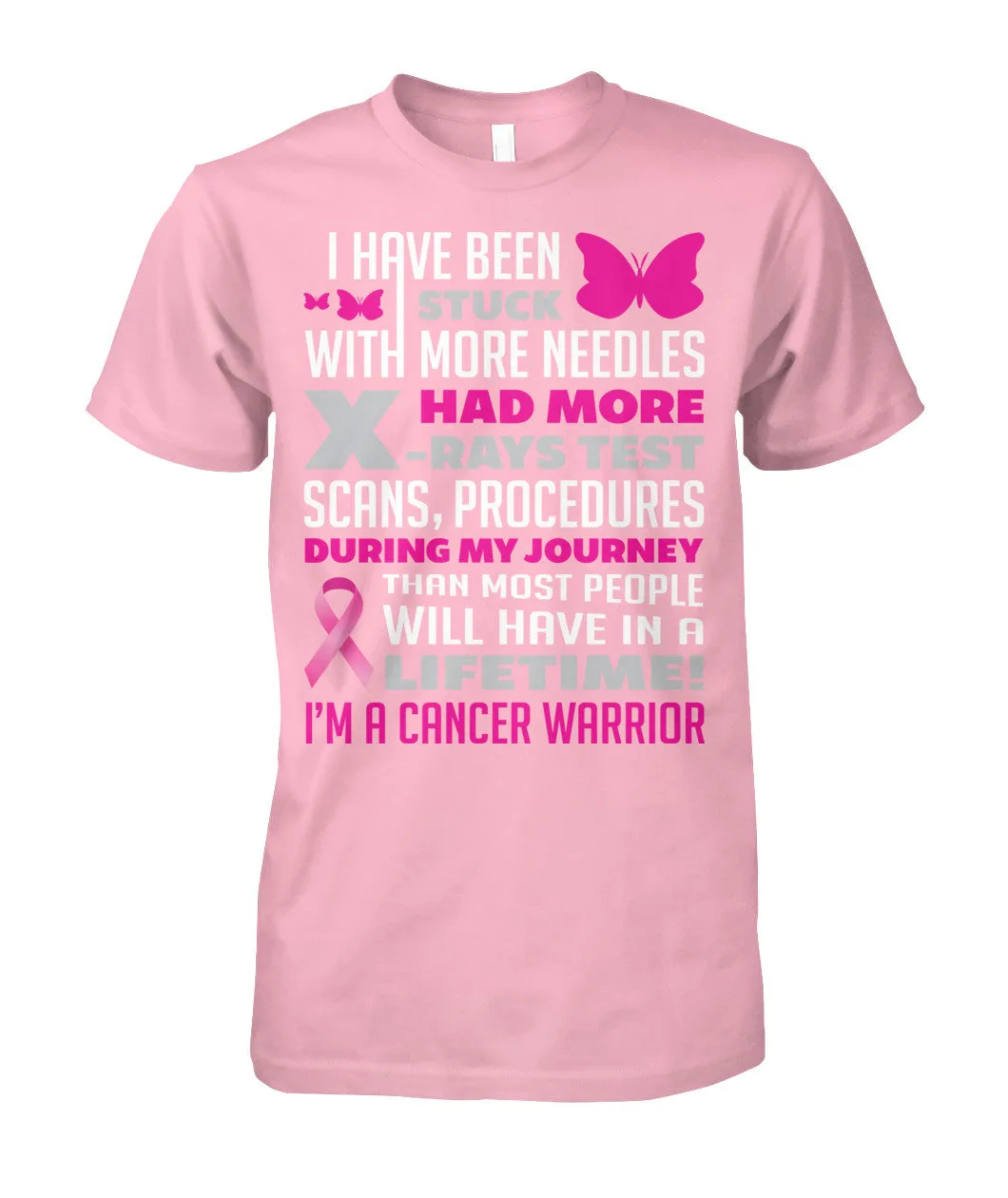 Breast Cancer Warrior Shirts and Long Sleeves