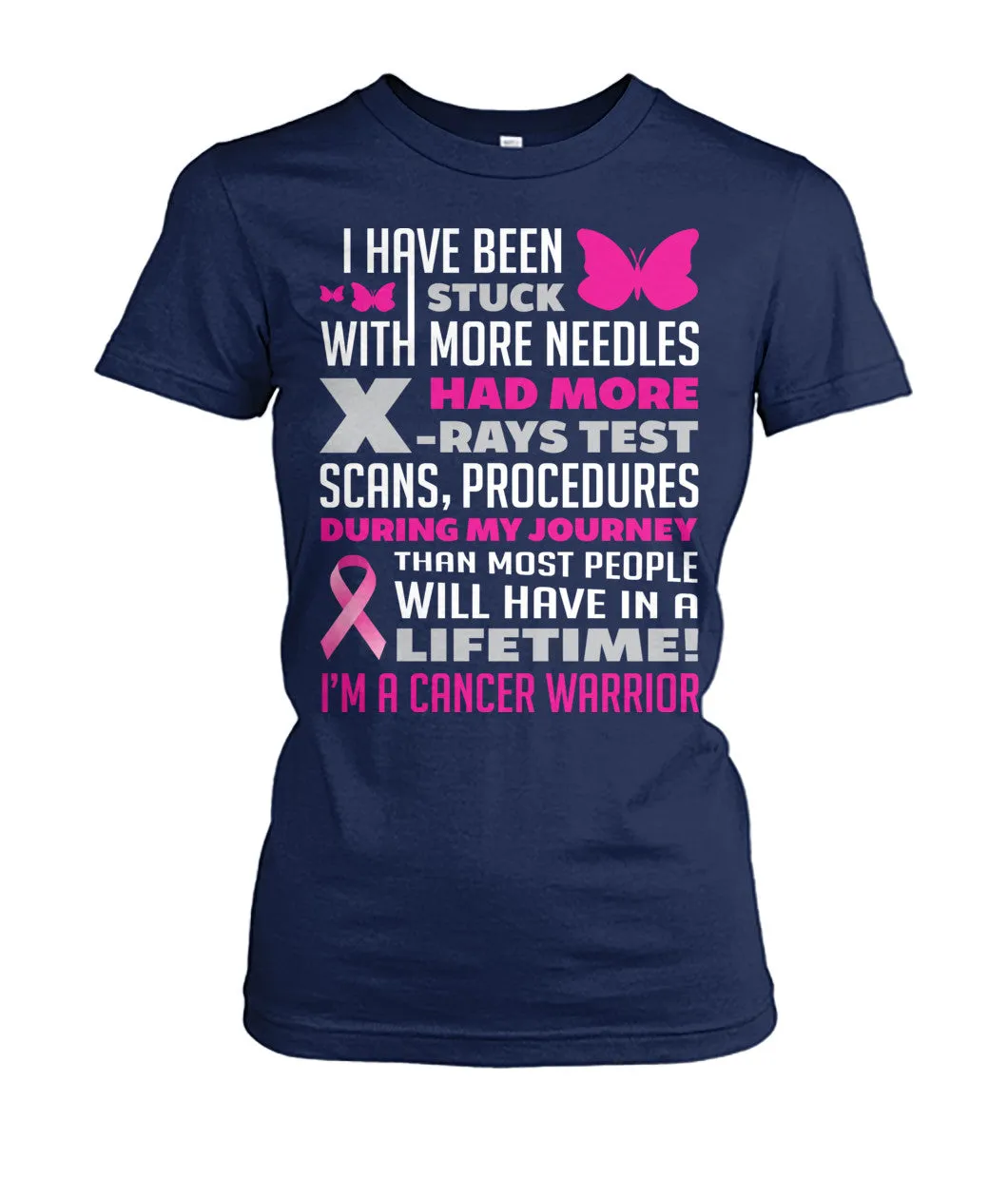 Breast Cancer Warrior Shirts and Long Sleeves