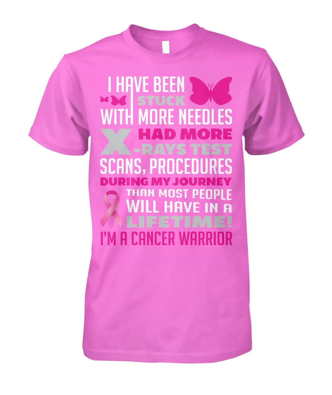 Breast Cancer Warrior Shirts and Long Sleeves