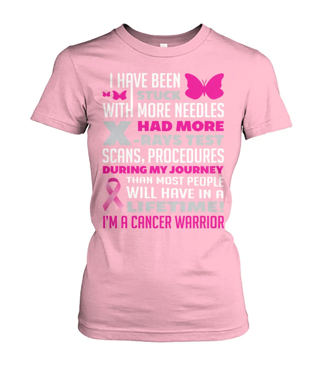 Breast Cancer Warrior Shirts and Long Sleeves