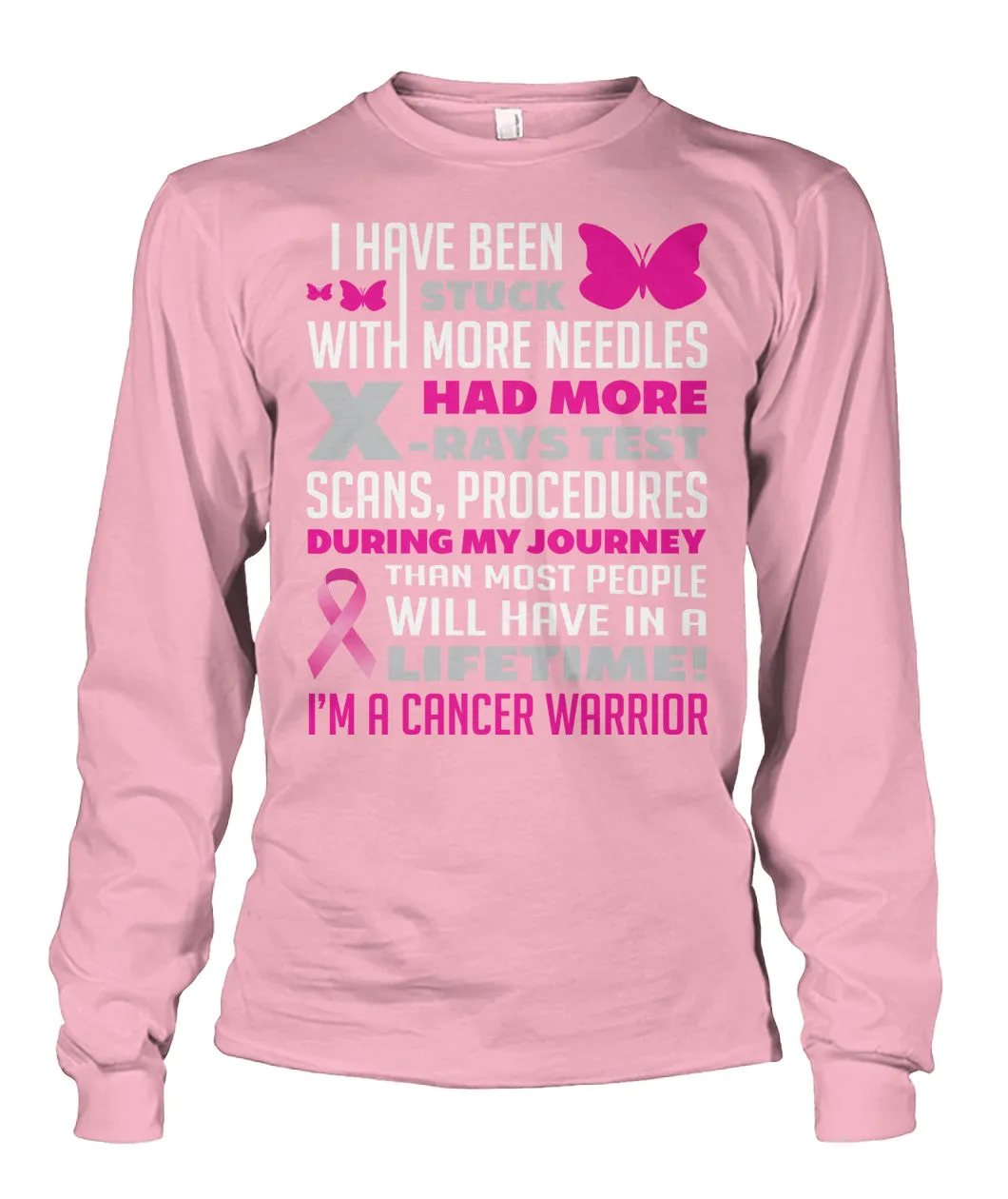 Breast Cancer Warrior Shirts and Long Sleeves