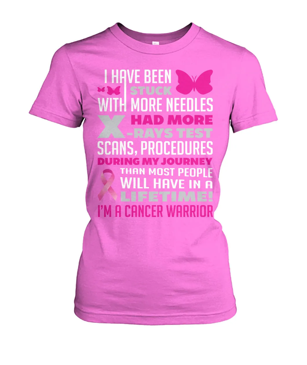 Breast Cancer Warrior Shirts and Long Sleeves