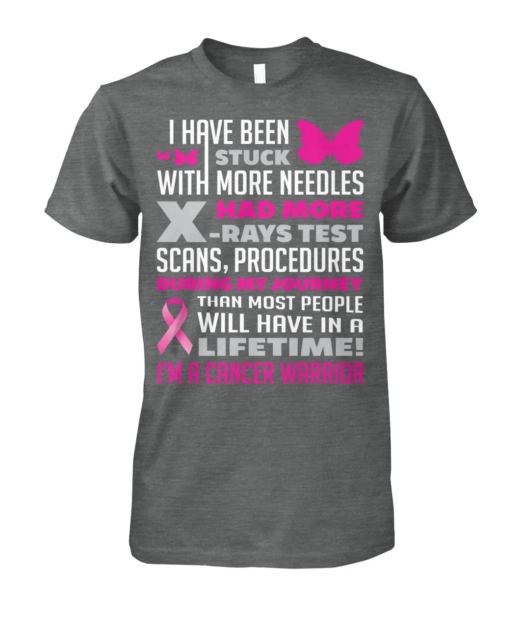 Breast Cancer Warrior Shirts and Long Sleeves