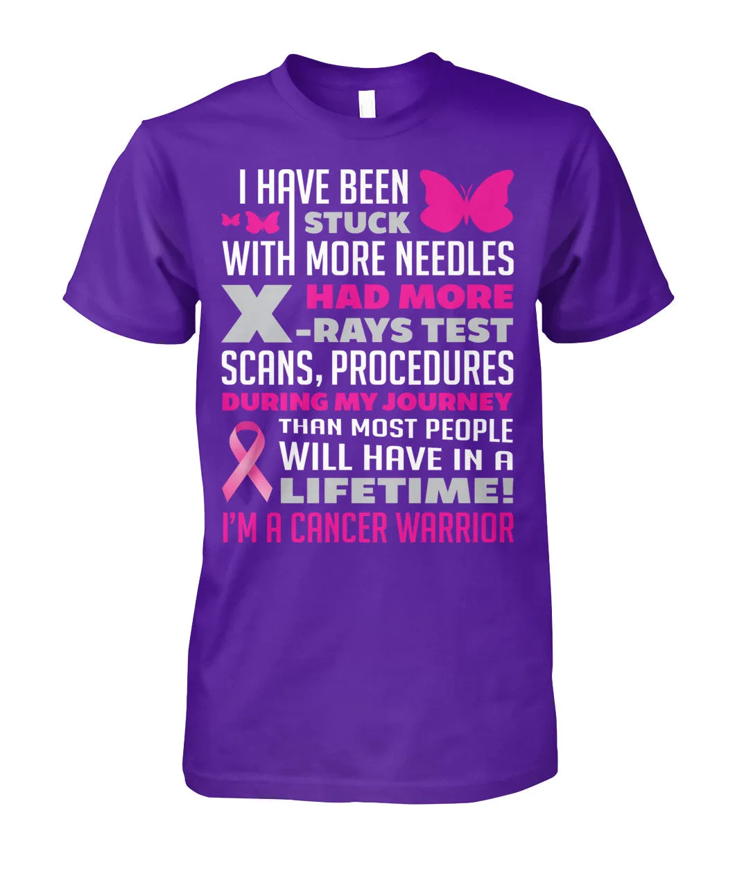 Breast Cancer Warrior Shirts and Long Sleeves