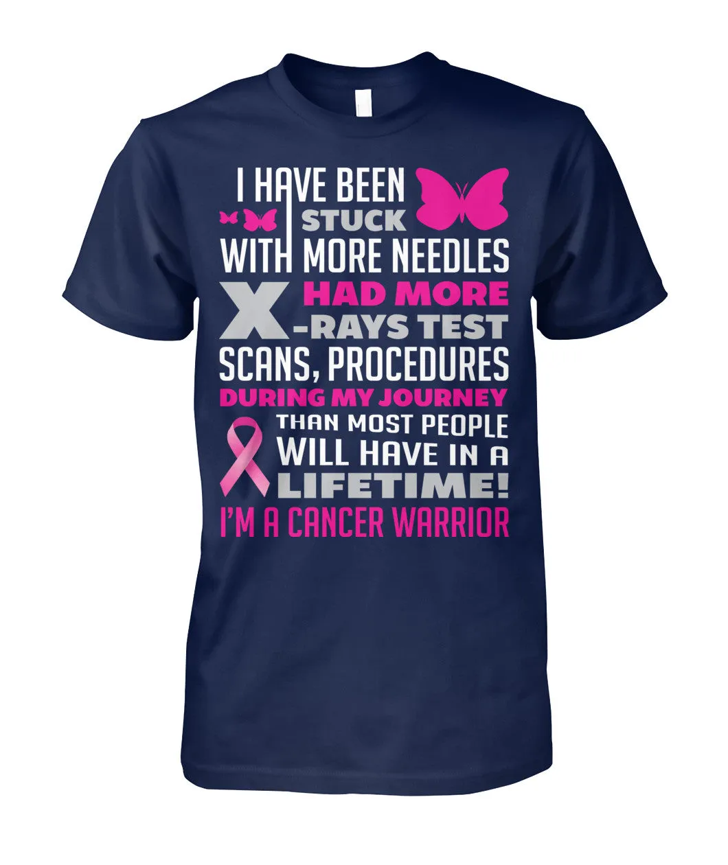 Breast Cancer Warrior Shirts and Long Sleeves