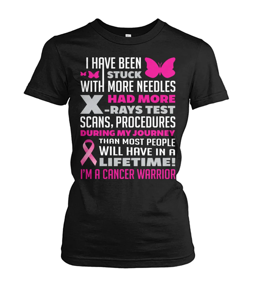 Breast Cancer Warrior Shirts and Long Sleeves