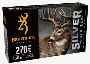 Browning 270 Win, 150 Grain Silver Series