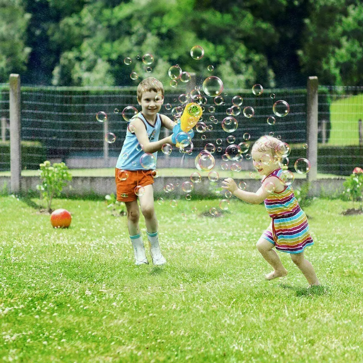 Bubble Leaf Blowing Gun for Kids