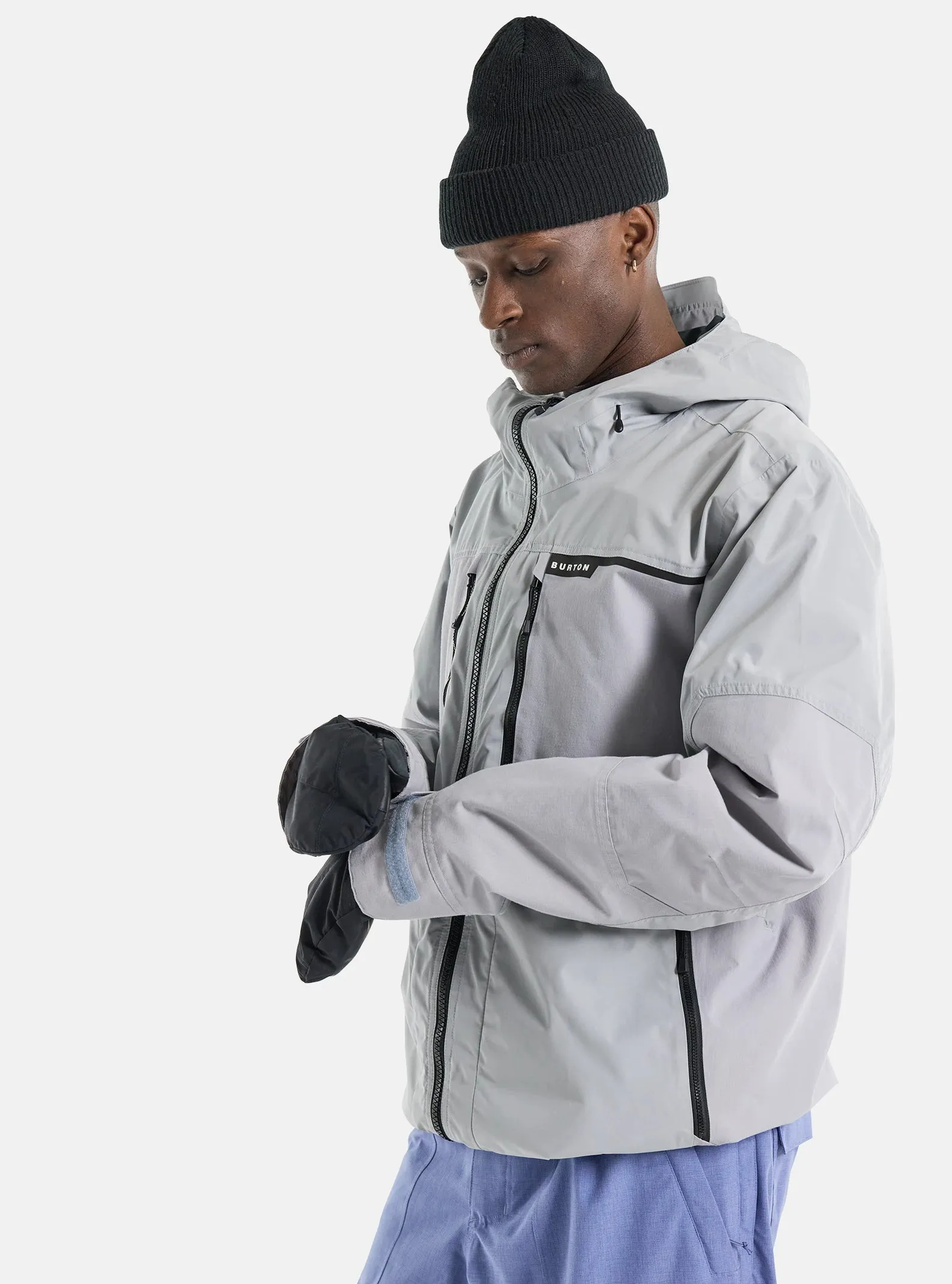 Burton Frostner Jacket Mens Silver Sconce