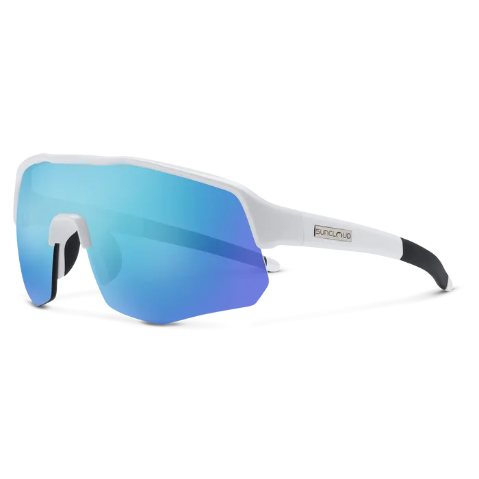 Cadence - White   Polarized Blue Mirror Lens