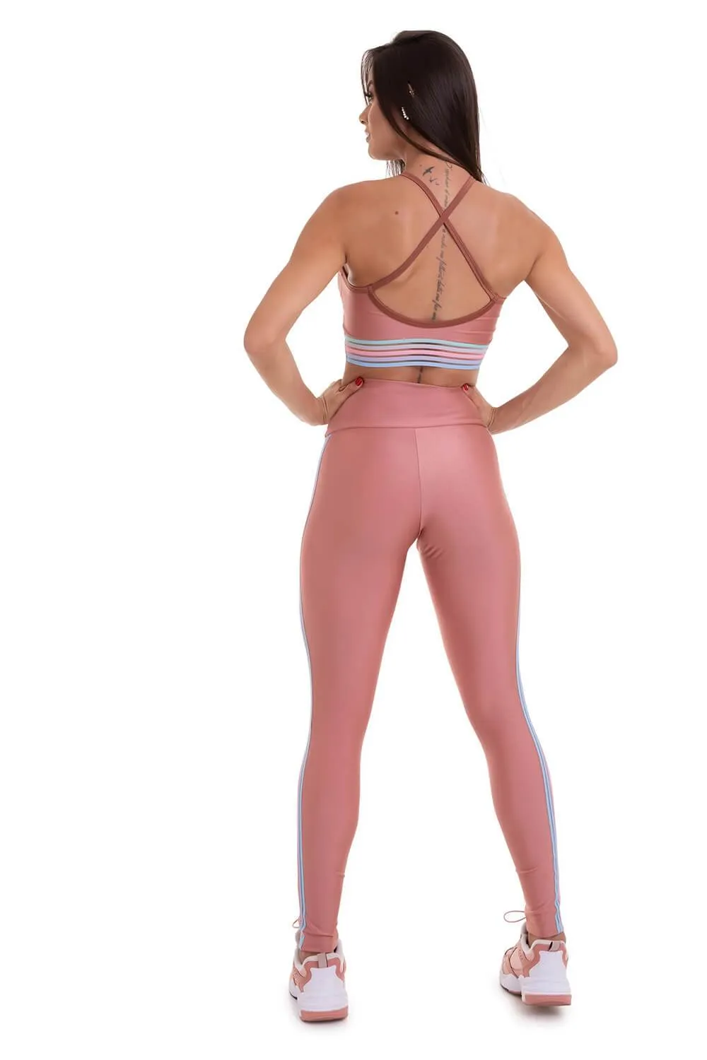 Cajubrasil Cropped Future Pink Top
