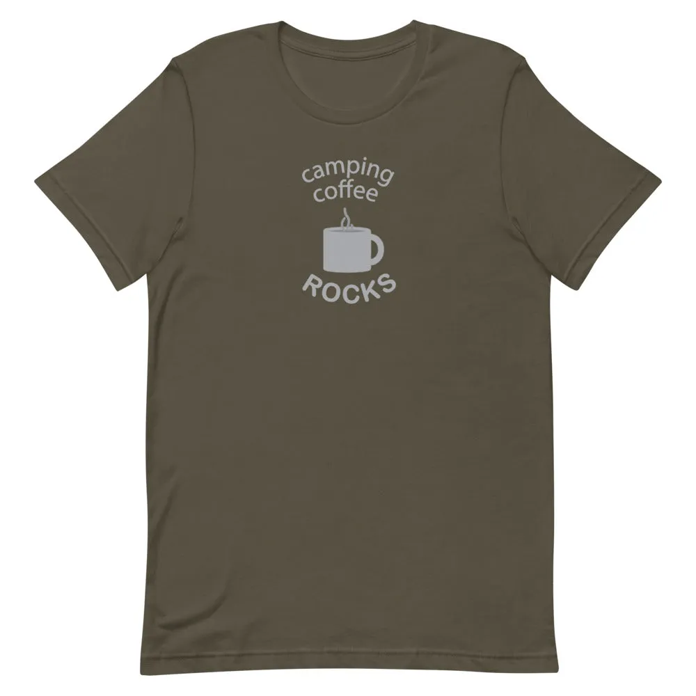 Camping Coffee Rocks T-Shirt