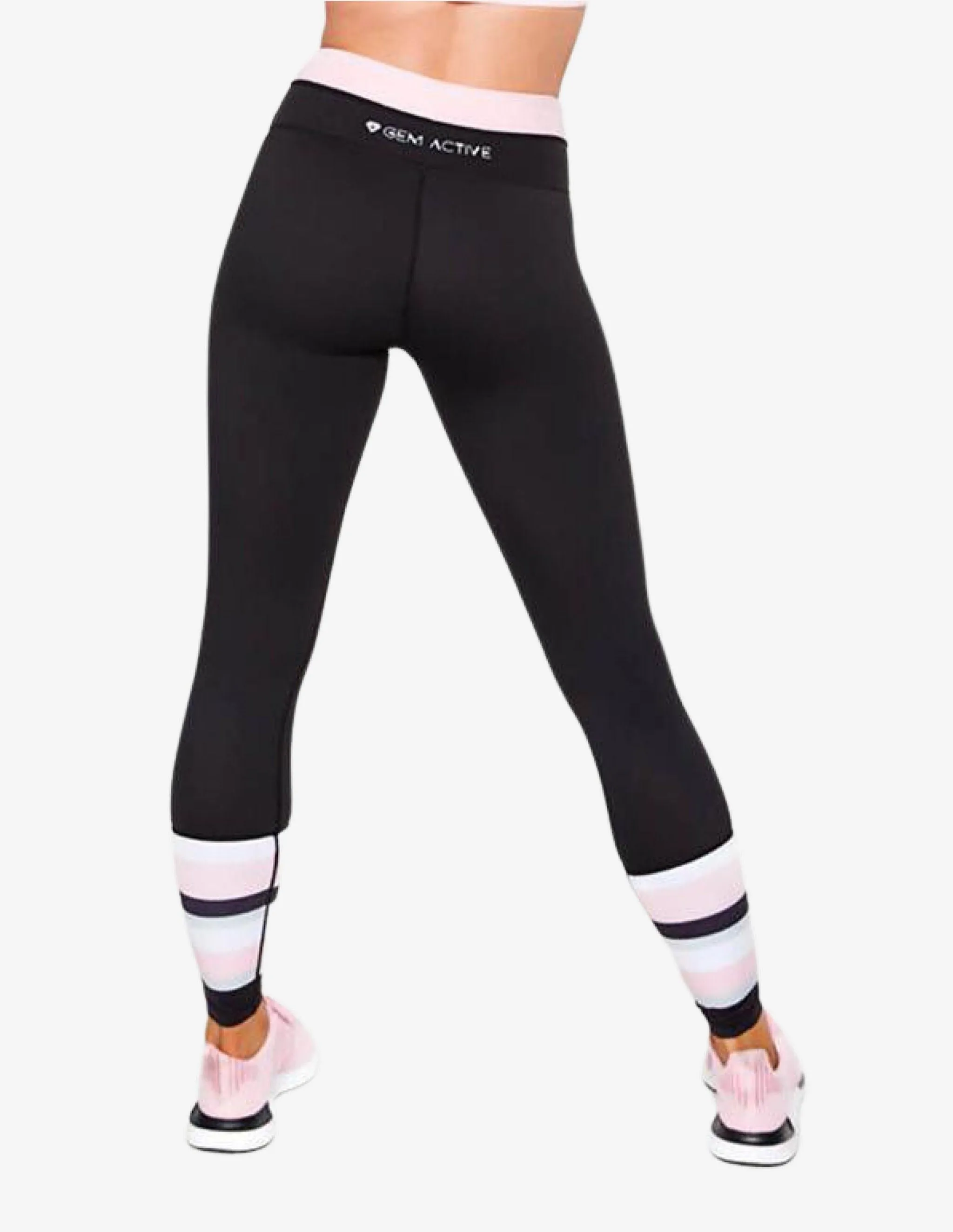 Candy Stripe Full Length Leggings