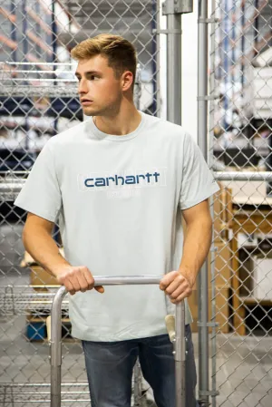 Carhartt Force Graphic T-Shirt for Men in Light Blue | 106653-E73-DEWDROP