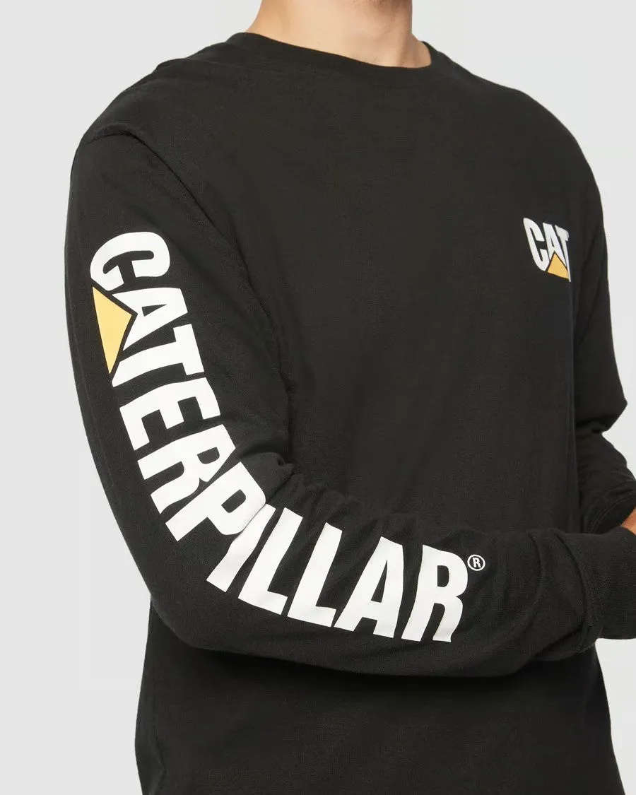 CAT Trademark Banner Long Sleeve Tee