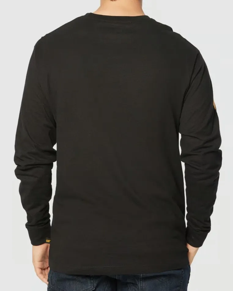 CAT Trademark Banner Long Sleeve Tee
