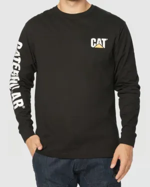 CAT Trademark Banner Long Sleeve Tee