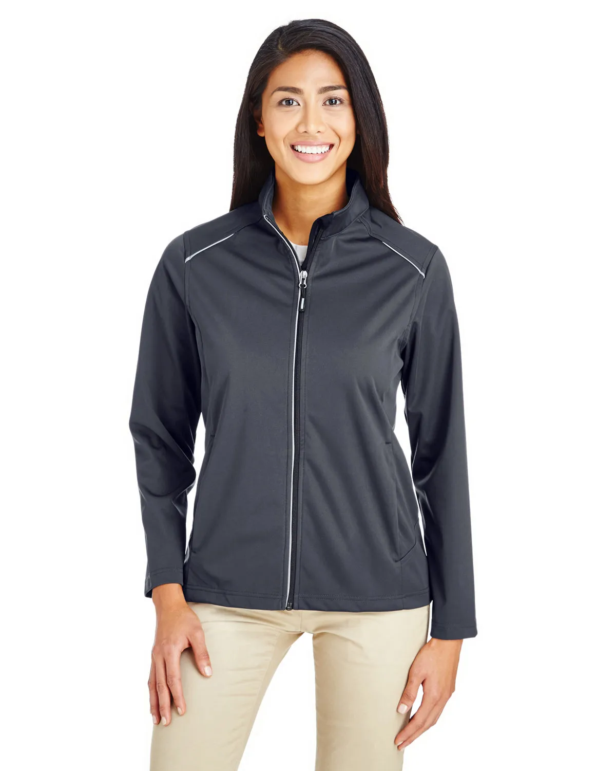 CE708W Ash City - Core 365 Ladies' Techno Lite Three-Layer Knit Tech-Shell