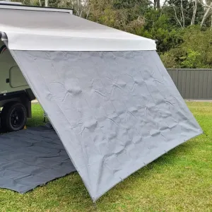 Cgear Grey Awning Privacy Screens 1.8M or 6Ft High Suits Fiamma Thule