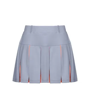 CHUCUCHU Women's Mesh Dual Skirt - Grey