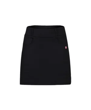 CHUCUCHU Women's Spring Jersey H-Line Skirt - Black