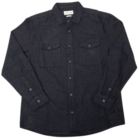 Coastaoro Shacketo Long Sleeve Shirt Jacket - Ink
