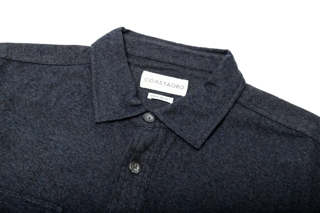 Coastaoro Shacketo Long Sleeve Shirt Jacket - Ink