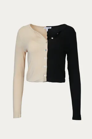 COLORBLOCK CARDIGAN
