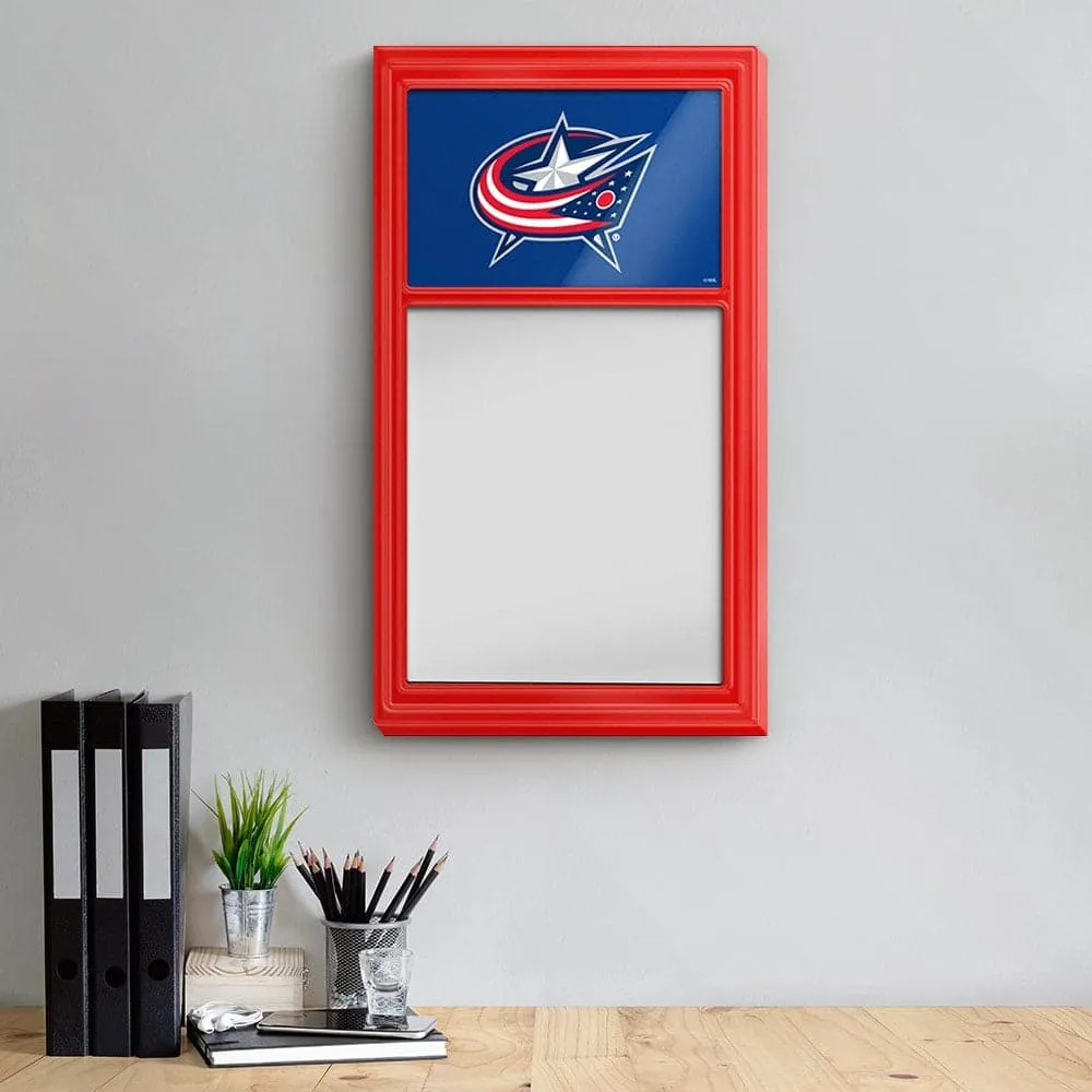 Columbus Blue Jackets: Dry Erase Note Board