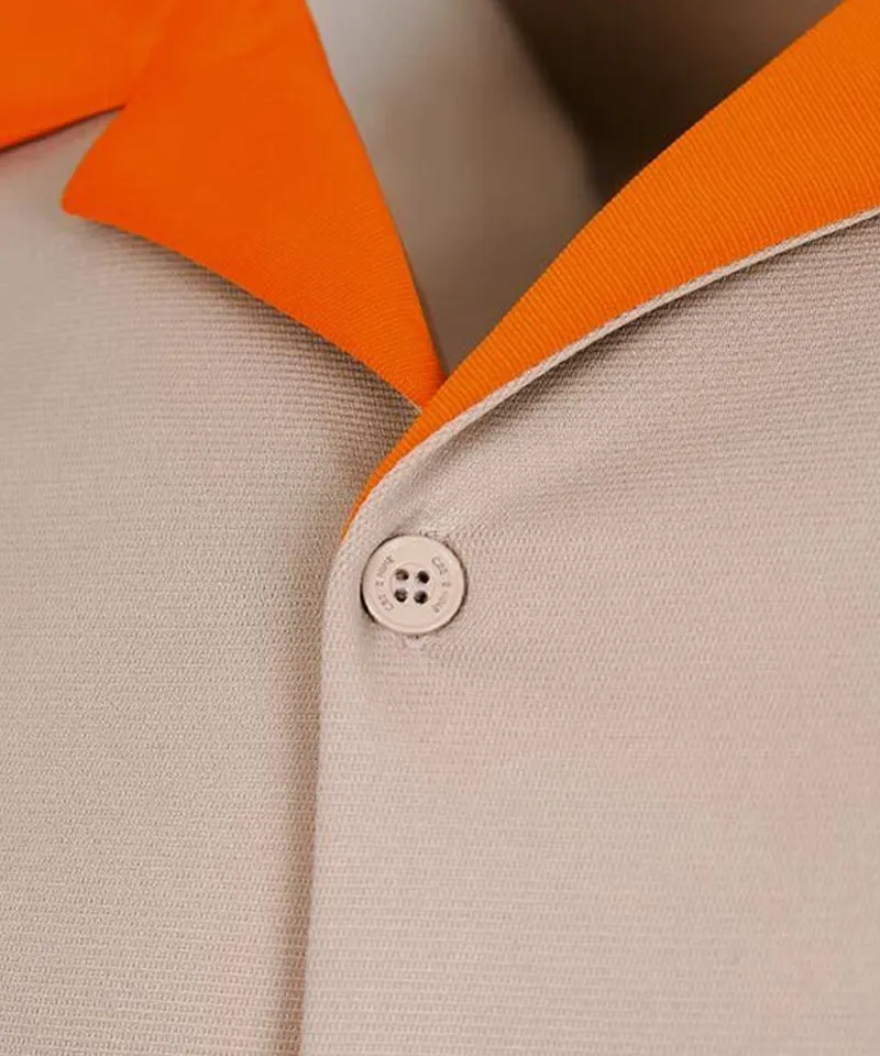 CREVE NINE: Men's Retro Button-Up Shirt - 2 Colors