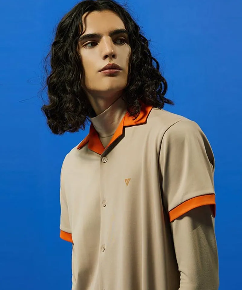 CREVE NINE: Men's Retro Button-Up Shirt - 2 Colors