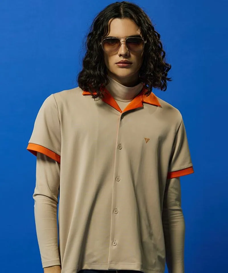 CREVE NINE: Men's Retro Button-Up Shirt - 2 Colors
