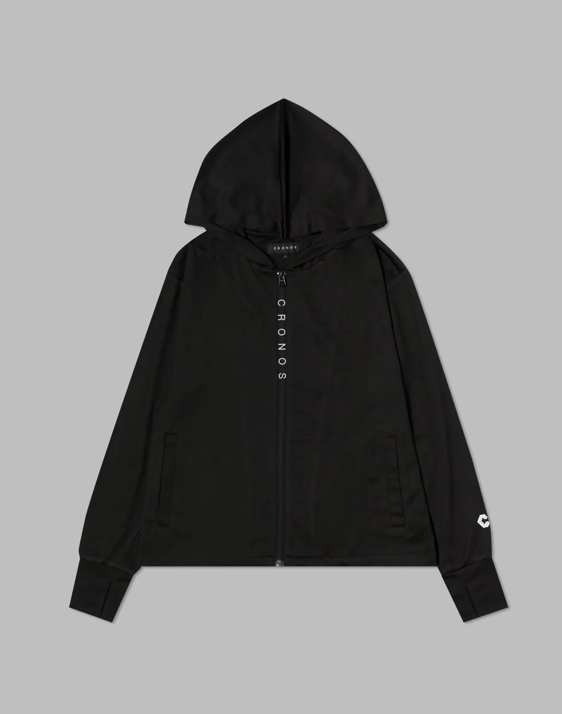 CRONOS WOMEN OUTDOOR UV CUT HOODIE【BLACK】