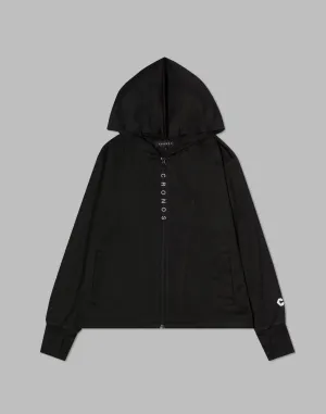 CRONOS WOMEN OUTDOOR UV CUT HOODIE【BLACK】