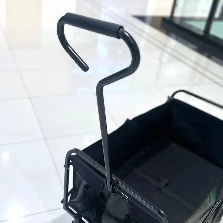 Crony TC3015 Baseplate Folding Cart Heavy Duty Collapsible Folding Wagon Utility Shopping Outdoor Camping Garden Cart