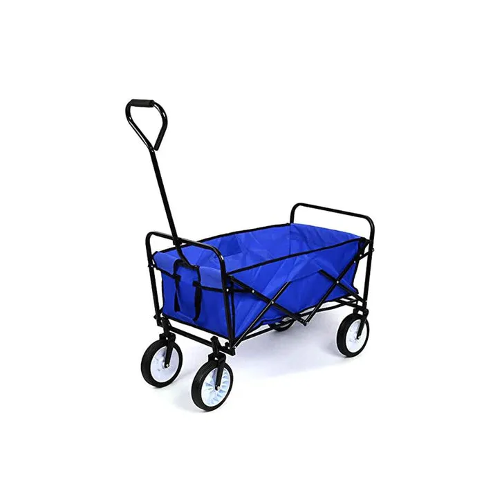 Crony TC3015 Baseplate Folding Cart Heavy Duty Collapsible Folding Wagon Utility Shopping Outdoor Camping Garden Cart