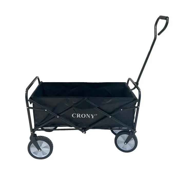 Crony TC3015 Baseplate Folding Cart Heavy Duty Collapsible Folding Wagon Utility Shopping Outdoor Camping Garden Cart