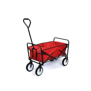 Crony TC3015 Baseplate Folding Cart Heavy Duty Collapsible Folding Wagon Utility Shopping Outdoor Camping Garden Cart