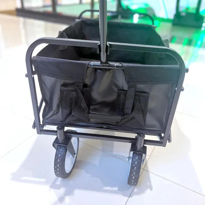 Crony TC3015 Baseplate Folding Cart Heavy Duty Collapsible Folding Wagon Utility Shopping Outdoor Camping Garden Cart