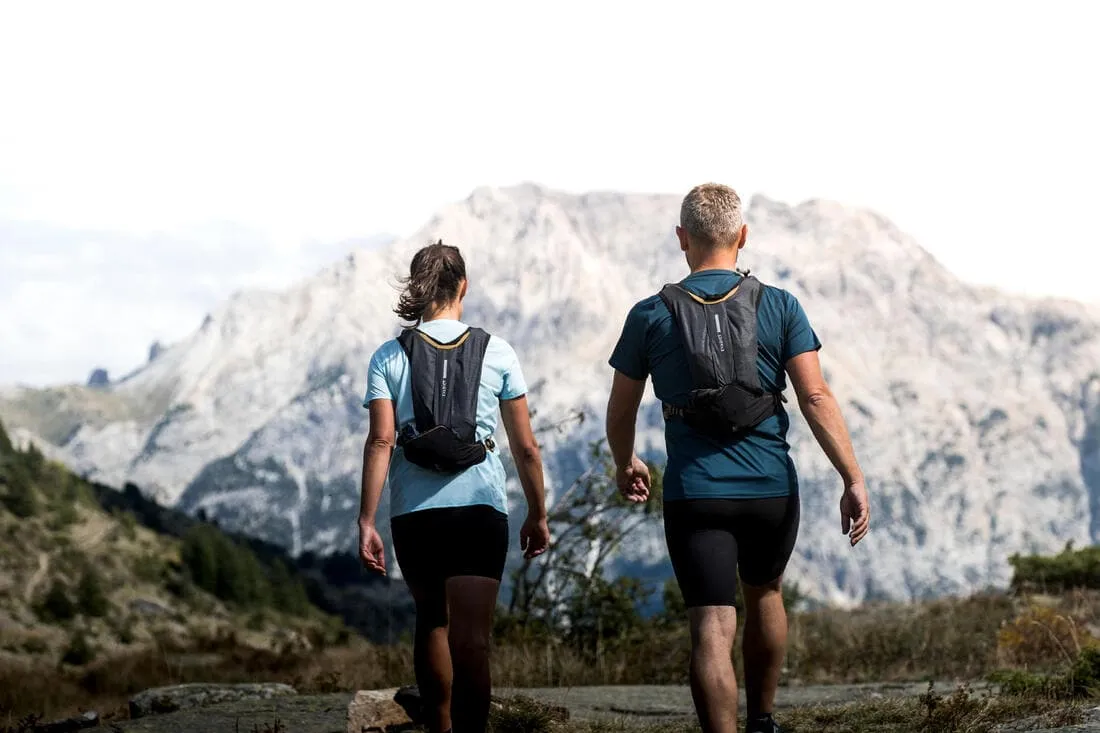CUISSARD DE TRAIL RUNNING EMBOSS FEMME NOIR BRONZE