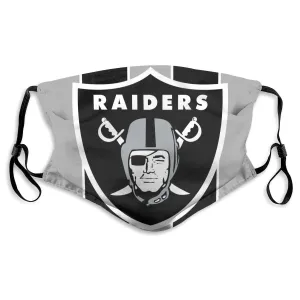 Custom Football Personalized O.Raider 01- Grey Dust Face Mask With Filters PM 2.5