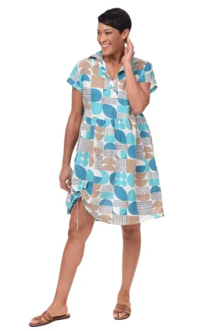 CV923 Geri Dress in Geo Candy
