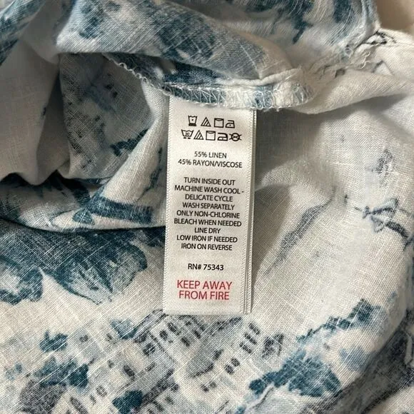 Cynthia Rowley S White Shades of Sea Blue The Amalfi Coast Italy Scapes PJ Set