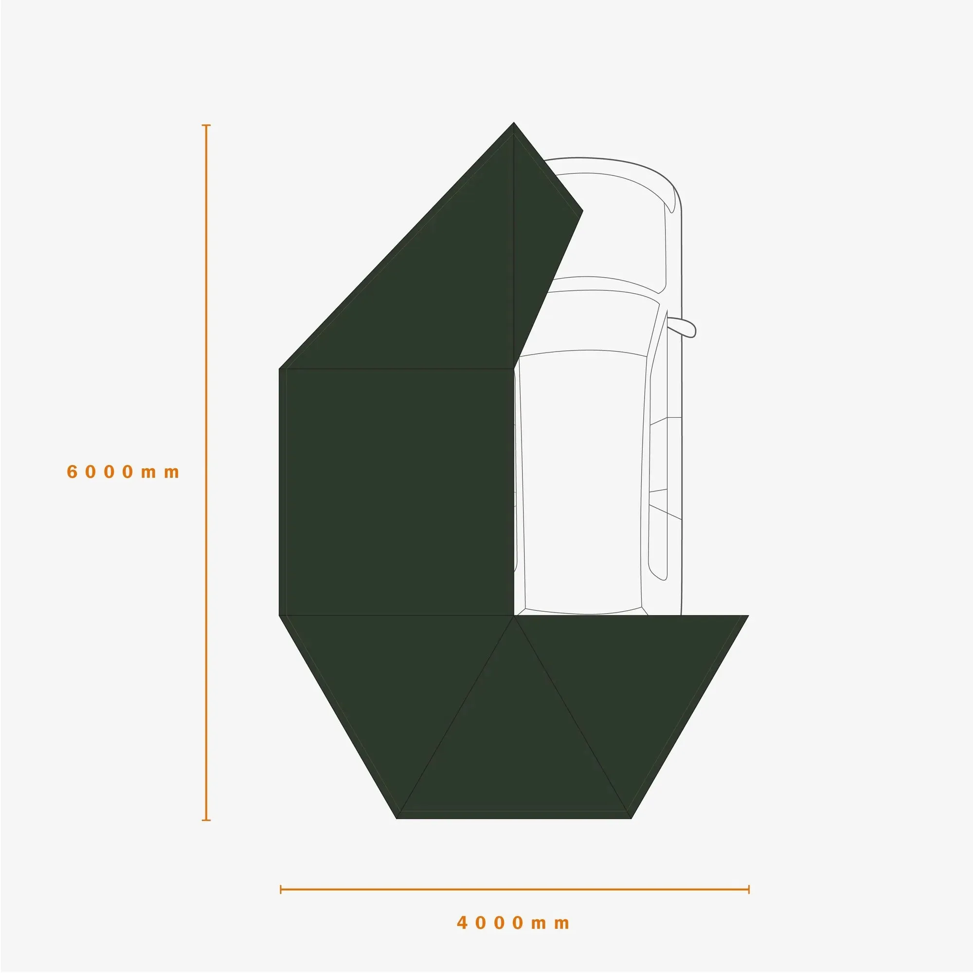 Darche Eclipse 270 Awning Left