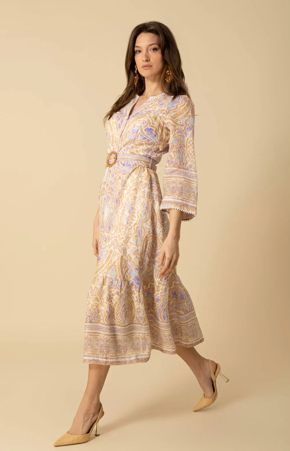 DAVINA LINEN DRESS