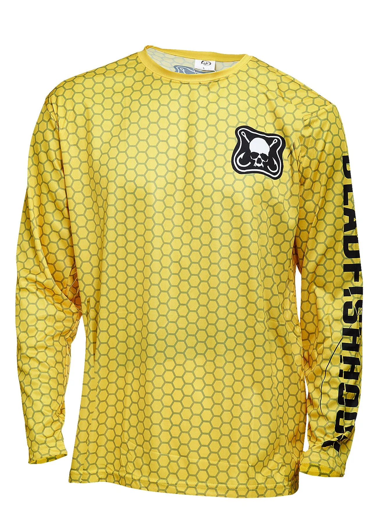 Dead Fish Hook Fish Scales Long Sleeve Shirt