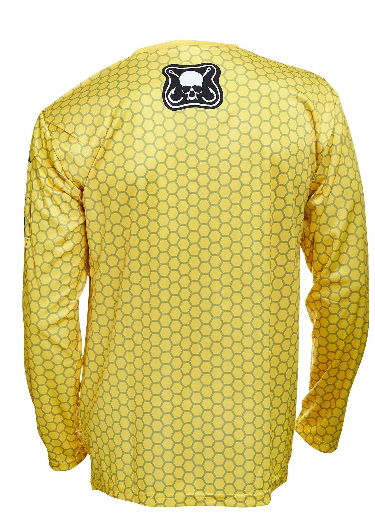 Dead Fish Hook Fish Scales Long Sleeve Shirt